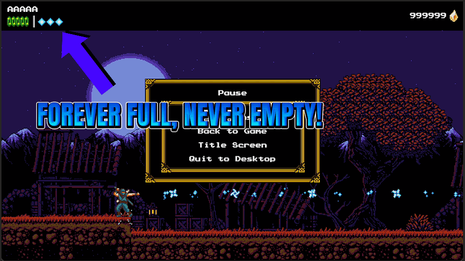 The Messenger — Bottomless Pouch (Endless Shurikens) (screenshot 2)